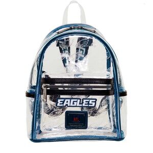 Loungefly NFL Philadelphia Eagles Clear Backpack